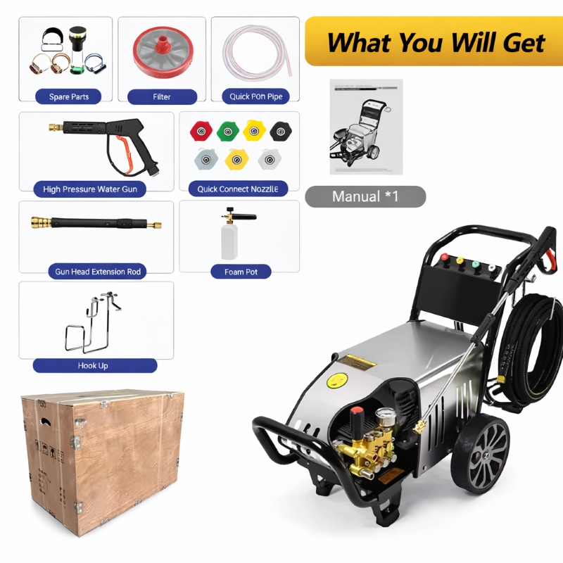 heavy duty power washer for auto detailing and garage